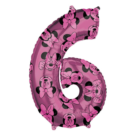 Minnie Mouse Number Balloons