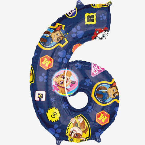 26" Paw Patrol Number Balloons