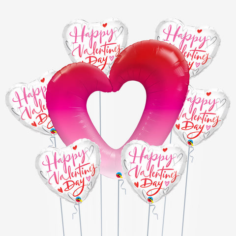 Valentine's Heart Balloons - Box Balloons