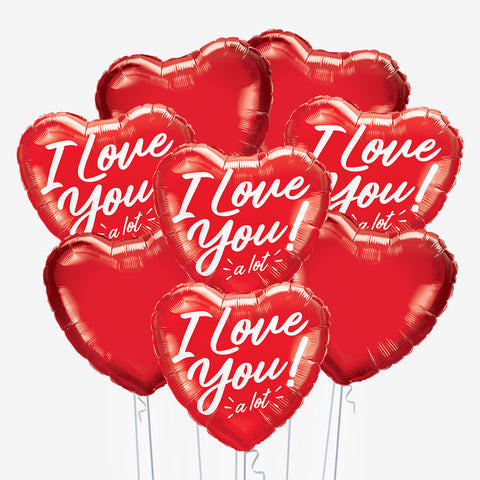 I Love You A Lot Balloons - Box Balloons