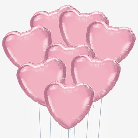 Pink Heart Balloons