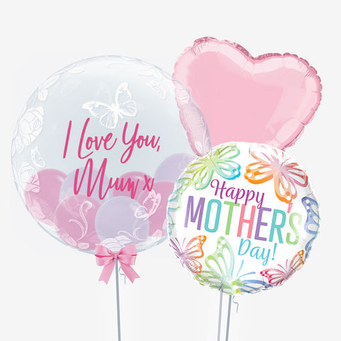 Personalised Butterfly Bubble Balloon