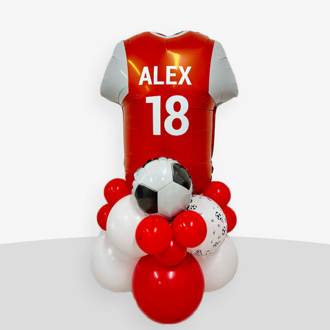 Personalised Arsenal Football Balloon Stack - Box Balloons