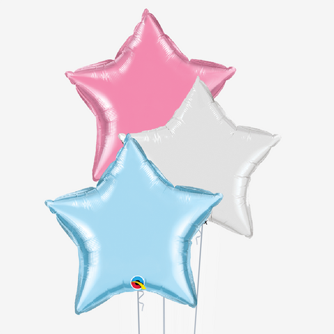 Baby Stars Table Balloons - Box Balloons