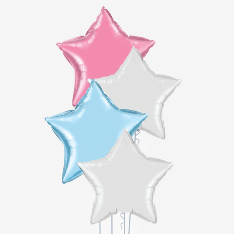 Baby Stars Table Balloons - Box Balloons