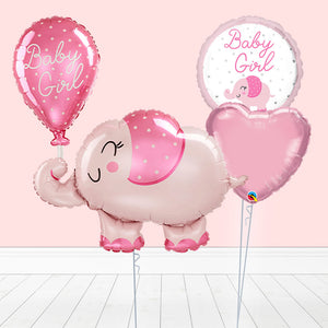 Baby Girl Elephant Balloons