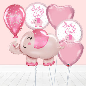 Baby Girl Elephant Balloons