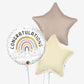 Boho Congratualtions Balloons