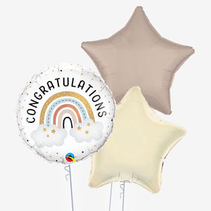 Boho Congratualtions Balloons