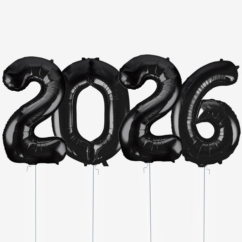 2026 Year Number Balloons