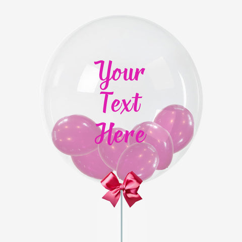 Personalised Bubble Balloon - Box Balloons