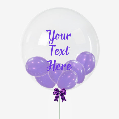 Personalised Bubble Balloon - Box Balloons