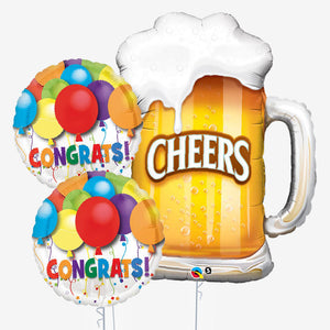 Cheers and Congratulations Balloons