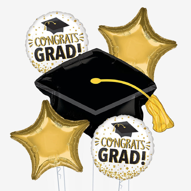 Congrats Grad Balloons | Box Balloons | Helium Balloon Delivery