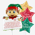 Christmas Elf Arrival Poem Balloons - Box Balloons