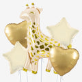 Giraffe Birthday Balloons - Box Balloons