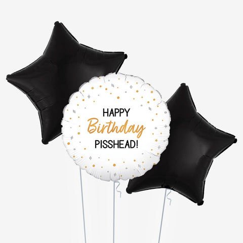 Happy Birthday P*sshead Balloons - Box Balloons