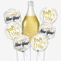 Happy New Year Champagne Balloons - Box Balloons