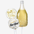 Happy New Year Champagne Balloons - Box Balloons