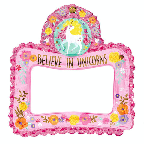 Air-filled Unicorn Frame Balloon (arrives un-inflated)