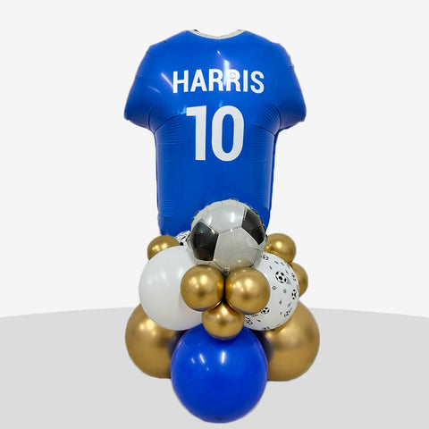 Personalised Leicester Football Balloon Stack