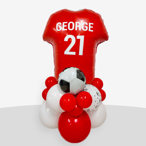 Personalised Liverpool Football Balloon Stack - Box Balloons