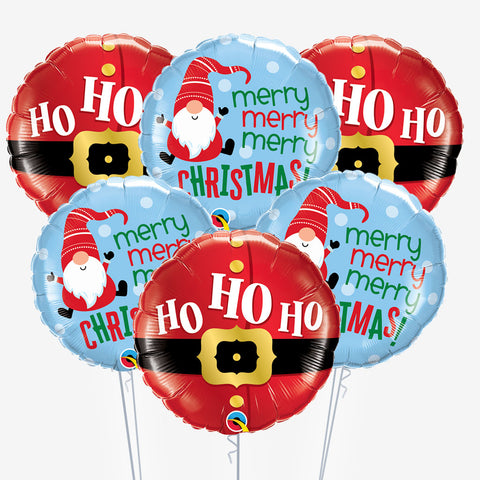 Ho Ho Ho Christmas Balloons - Box Balloons