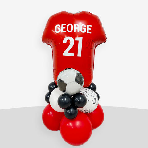 Personalised United Football Balloon Stack - Box Balloons