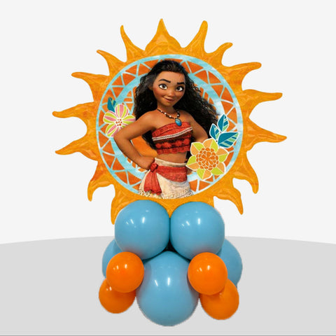 Moana balloon stack