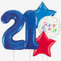 Birthday Cake & Number Balloons | Box Balloons | Next-Day Balloon Delivery