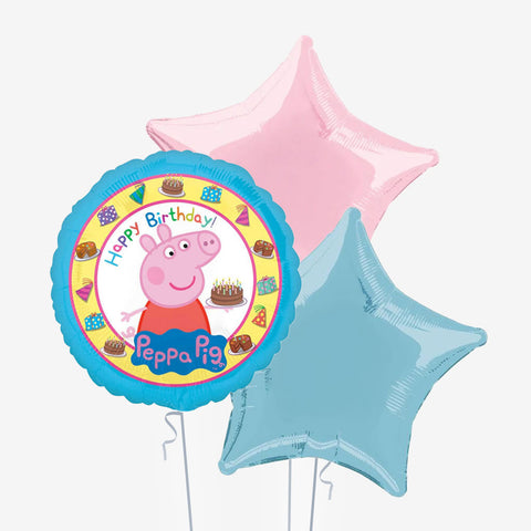 Peppa Pig & Number Balloons | Box Balloons | Next-Day Balloon Delivery