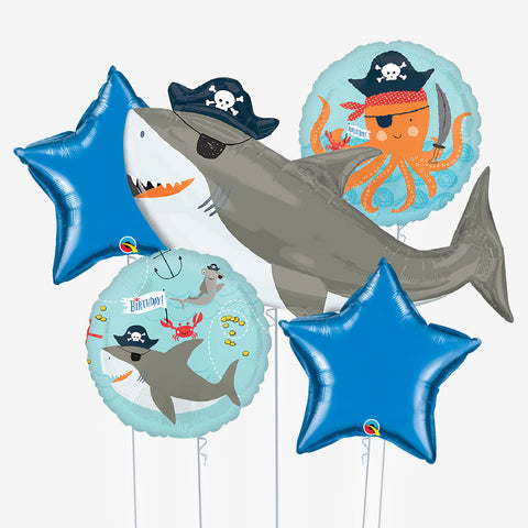 Pirate Shark Balloons - Box Balloons