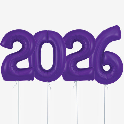 2026 Year Number Balloons