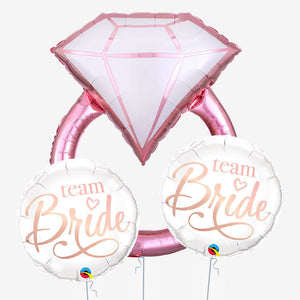 Team Bride Ring Balloons