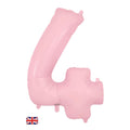 34" Pastel Matte Pink Number Balloons | Box Balloons | Next-Day Balloon Delivery