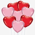 Red & Pink Heart Balloons - Box Balloons