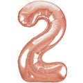 34" Rose Gold Number Balloons | Box Balloons | Next-Day Balloon Delivery