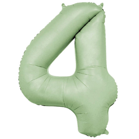 Sage Green Number Balloons