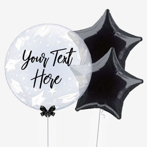 Personalised Graduation Caps Bubble Balloon