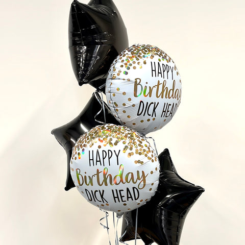 Happy Birthday, D*ckhead Balloons - Box Balloons