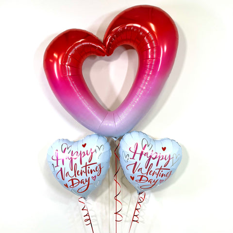 Valentine's Heart Balloons - Box Balloons