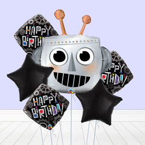 Robot Birthday Balloons