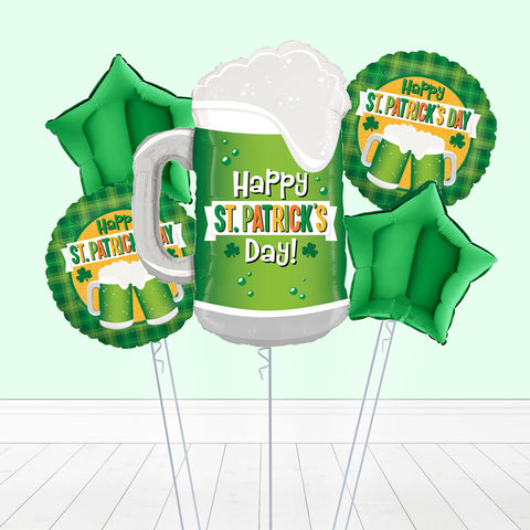 St Patrick's Day Beers Balloons - Box Balloons