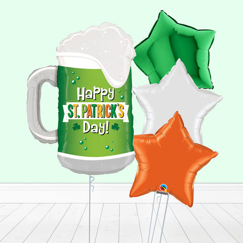 St Patrick's Day Pint Balloons - Box Balloons